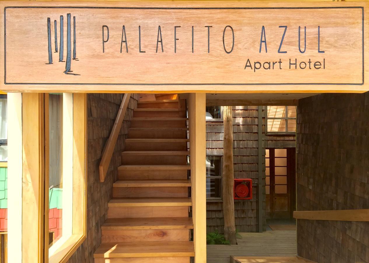 Palafito Azul Apart Hotel Castro Eksteriør bilde